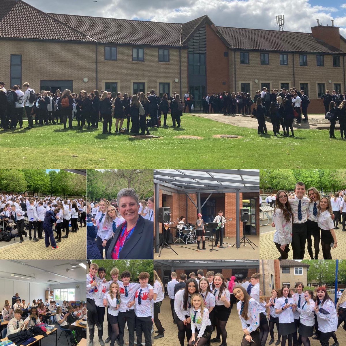 A fantastic day to celebrate our <a href="/BurfordYear11/">@BurfordYear11</a> Leavers2022! Good luck to everyone with their exams! And a special thanks to #sonsofcustard for the amazing performances! #burfordschool #werock #leavers2022