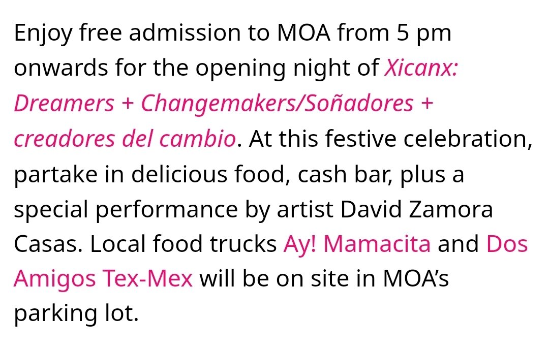 CiTR_ArtsReport's tweet photo. @MOA_UBC is having an opening event for their new exhibition #Xicanx tonight! I'd say check it out for sure 👀 https://t.co/wOOV4XZm1U