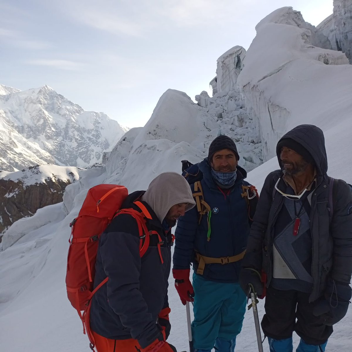 Losthorizontrek's tweet photo. Rupal Peak (6200m) Succeeded! 

1st ascent of the season! 🇵🇰

Alhamdulillah! Shaikh sab and Team achieved the dream they dared. Tears of joy &amp; happiness. Weldone boys! 

#AmazingPakistan #TeamLostHorizons https://t.co/kg2uO3HS9t