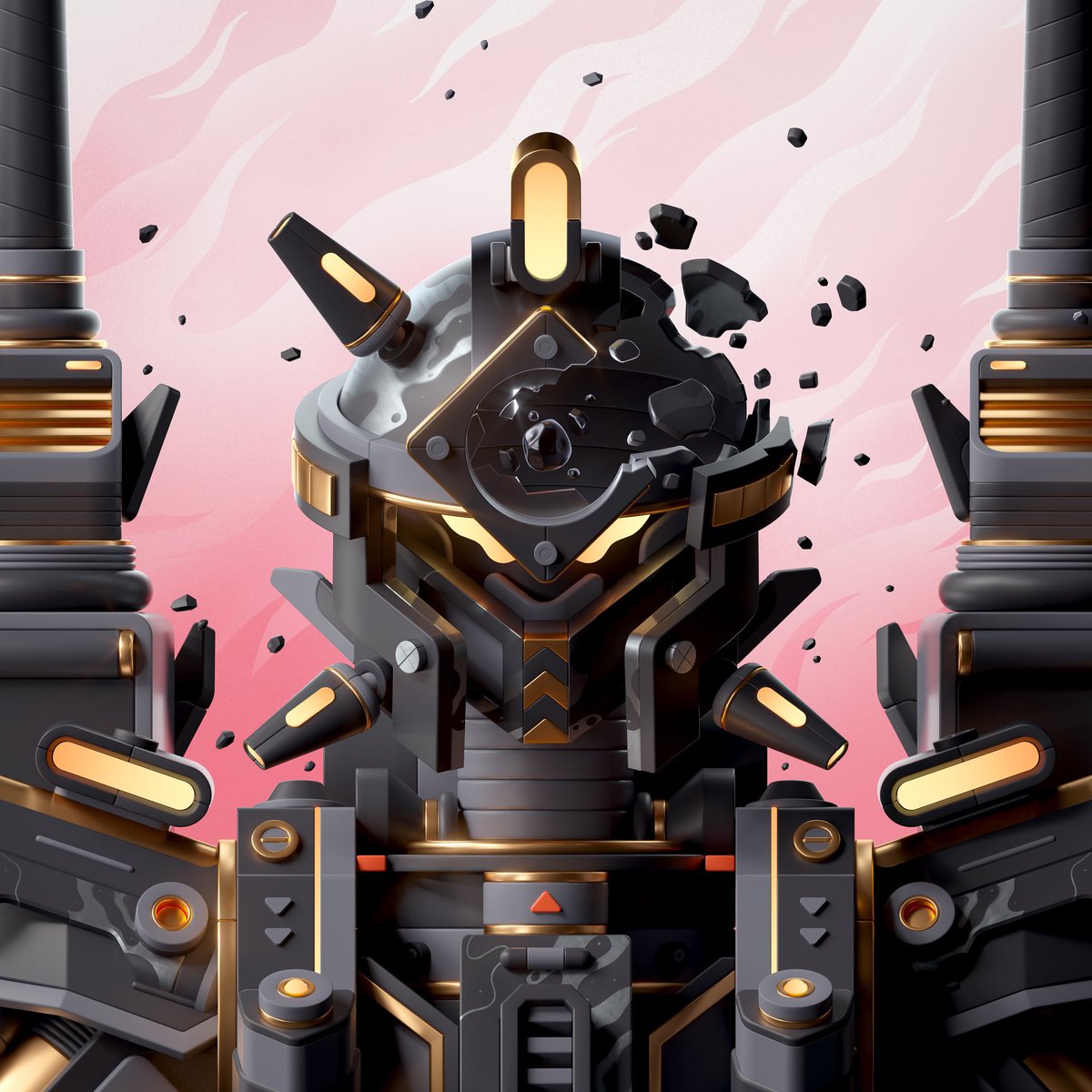 ☠️Legendary Meka DeathStone☠️

OG DeathStone, born at the great divide, is a tectonic force to be reckoned with. They posses a photographic memory, stand firmly by what they hold to be true &amp; function as the symbol of industriousness. 

<a href="/MekaVerse/">MekaVerse</a> 🤖⚫️🗿