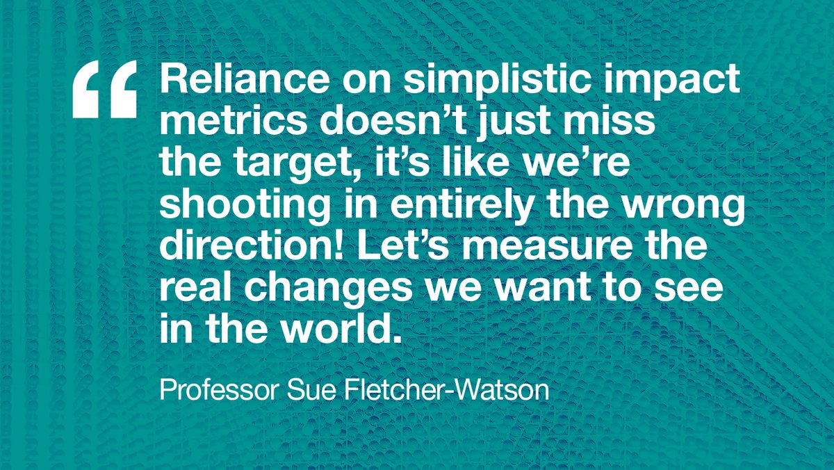 socscispace's tweet photo. In our new series, Perspectives on Social Science Impact, scholars respond to @ZiyadMarar's piece “On Measuring Social Science Impact”.
In this post, @SueReviews shares why current metrics fall short and what we can do about it. #SocialScienceImpact
https://t.co/ZYB1GgqOTW https://t.co/0S0avqxacx