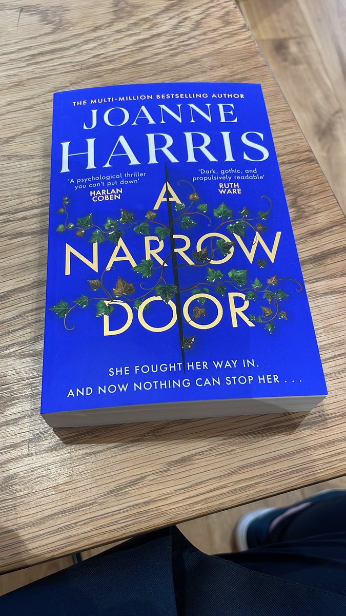 catesmurf's tweet photo. I had a lovely time listening to @Joannechocolat at @WaterstonesMCR tonight. A great way to end a workday. I loved the first two books in the St Oswald’s series so I’m looking forward to this… https://t.co/gjSzh0qJcV