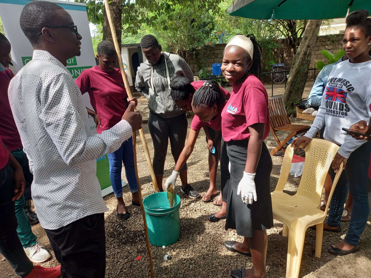 DOTKenya's tweet photo. Happiness is...
Empowering young people with skills to boost them economically. Here is one of our trainers Fredrick Omutiti training young people in Kisumu. 
#happiness😍 
#FBFam 
#youthempowerment https://t.co/ffA0xlLOhI