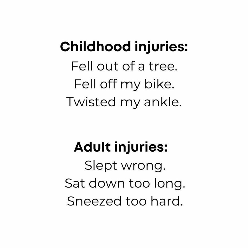 MsShelleyWebb's tweet photo. Can you relate?
⠀⠀⠀⠀⠀⠀⠀⠀⠀
Although in my 40s, I did spiral fracture my foot in ballet 🩰 doing entrechat quatres, and trying to do an entechat cinq.
⠀⠀⠀⠀⠀⠀⠀⠀⠀
But now, I can sprain my back just filing papers! 🤣
#midlifeproblems #i… https://t.co/hUcwL9Wsvy https://t.co/HCsUd7XVG0