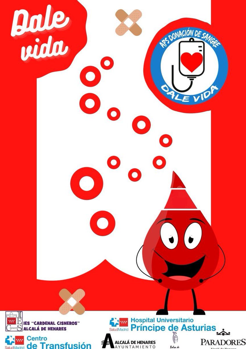 alcala_dona's tweet photo. 📆 16 de Mayo 
🏥 Hospital Principe de Asturias
📍Pabellon docente (debajo de cafetería)
⏰ 9:00 - 20:00H
🩸MARATÓN DE DONACIÓN 🅰️🅱️🆎🅾️ 🩸

#dalevida a las reservas https://t.co/kFtlGQVqy9
