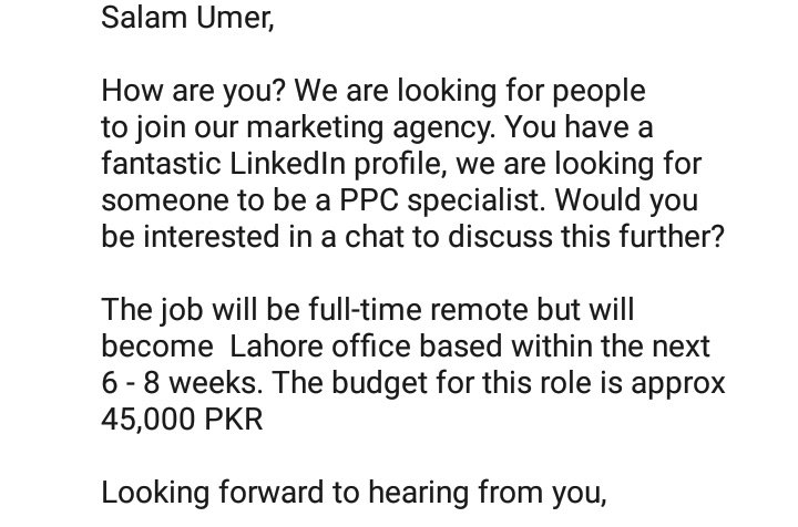 UmerFaheemMBA's tweet image. A Small Glimpse of #LinkedInProfileOptimization 🇵🇰