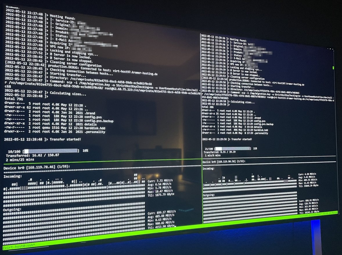 prepaidhosterDE's tweet photo. Umzug auf unsere neuen Hostsysteme - Unsere Kaffeemaschine läuft auch heute die ganze Nacht über!
Der Vorgang ist zwar vollautomatisiert, wir halten über unsere Monitoring-Fernseher im Büro dennoch ein Auge auf den Fortschritt!
#nachtschicht #pphstatus https://t.co/b9ZkhlWEmo
