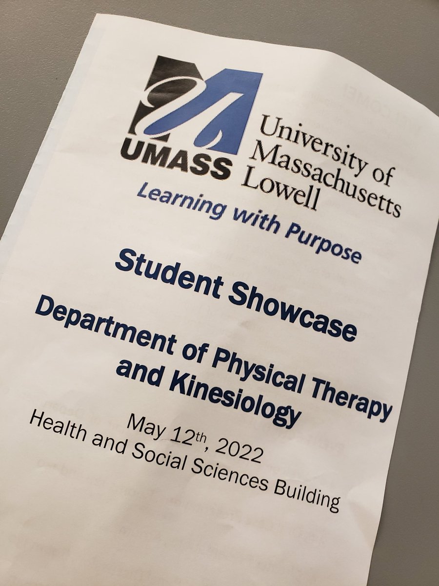 UMLPTKChair's tweet photo. The Inaugural @UML_ZCHS DPT Student Showcase! Featuring our '22 graduates with local PTs and @UMLowellAlumni https://t.co/xlzB9CZ5Jt