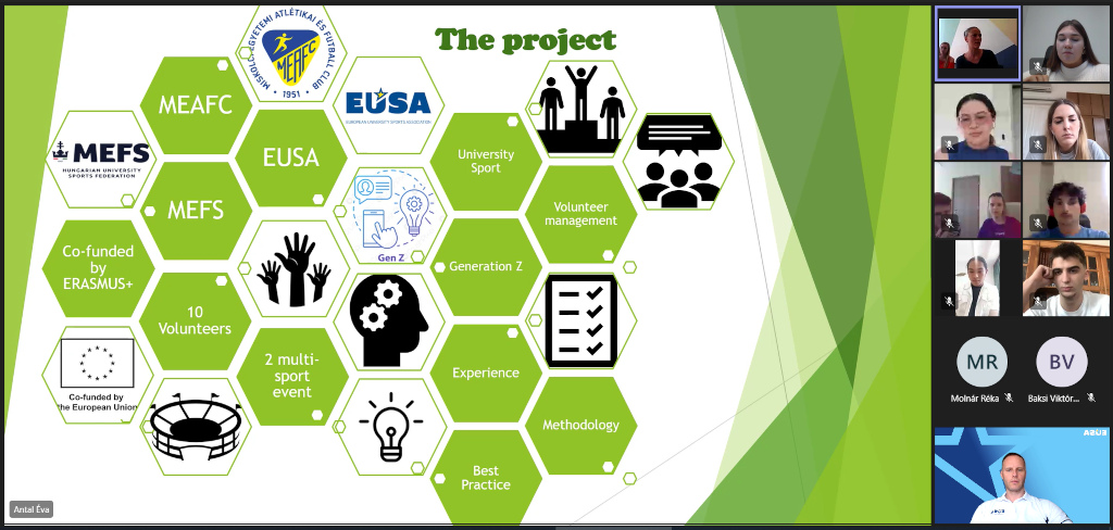 eusaunisport's tweet photo. A welcome session in #ErasmusPlus project Future #volunteers - Key to success is #GenerationZ #K2S #GenZ was held online, ahead of trainings at sports events coming up: #MEFOB Festival in #Hungary and #EUG2022 European Universities Games Lodz in #Poland.
https://t.co/WkKSzCIVfR https://t.co/5tVyyY8xZu