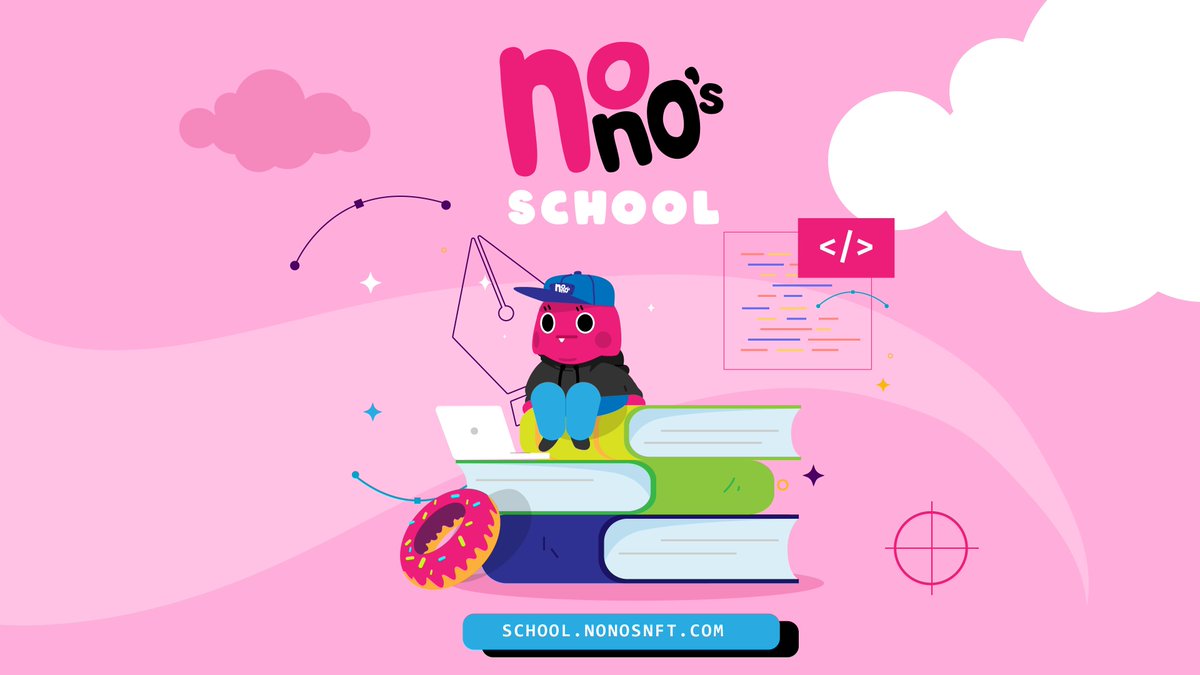 NoNos_NFT's tweet photo. Would love to have a place where you could meet more people and learn how to research an NFT project? 📜
Want to create digital art and sell it? 🎨
Or develop an NFT Game? 🎮

No No's School is here for you! 🎓

Share with your friends! Let's start something big!
#nfts #nftschool https://t.co/aIlK9SvnDs