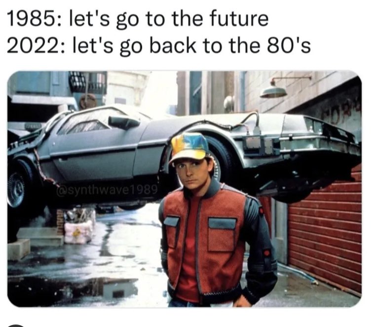 Return to the future of the past.
