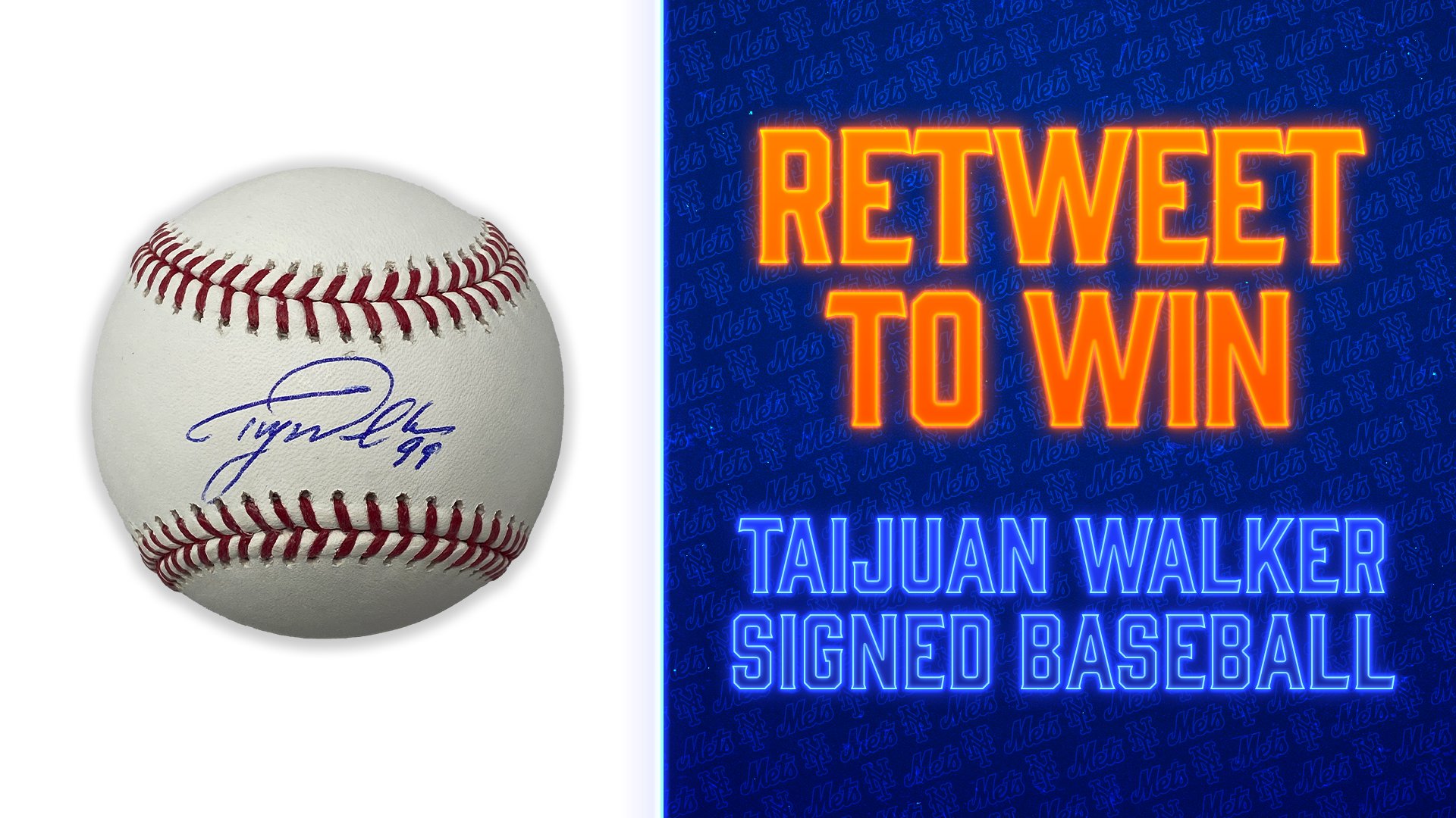 New York Mets Rt To Win Retweet This For A Chance To Win A Tai Walker Autographed Baseball Lgm T Co Dn2tv8yaym Twitter