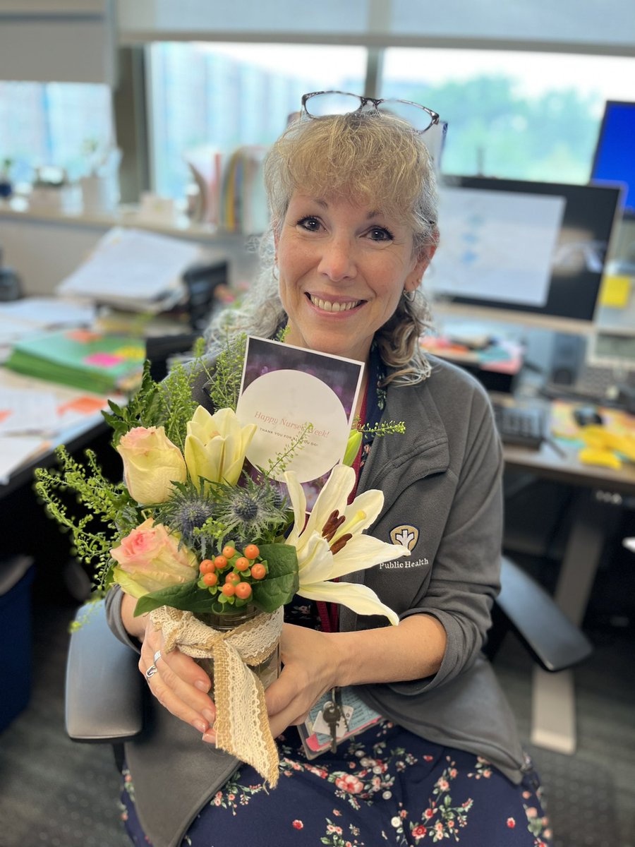 NaserJouhari's tweet photo. We wrapped up the National Nurse’s Week by celebrating our nurses! Thank you to Amy, Shannan, and Wendy (not pictured) for everything you do! 🤍 https://t.co/4GZyPTpd8A