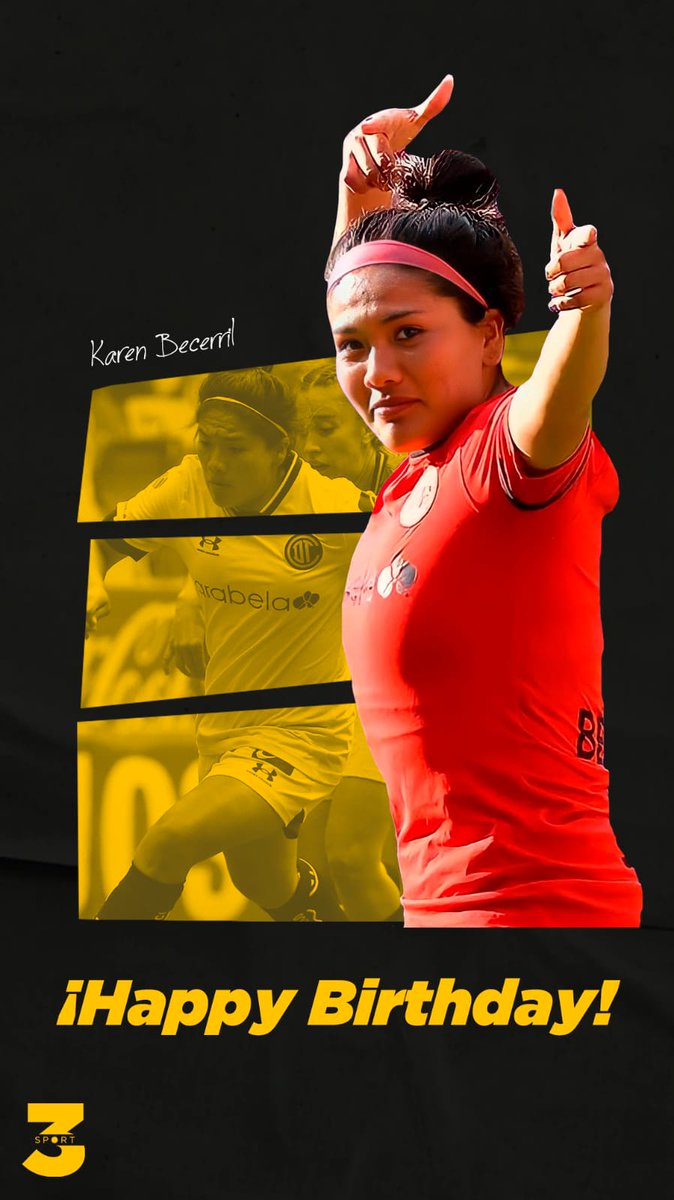 threesportmx's tweet photo. Feliz feliz cumpleaños @Karen_Becerril8 🥳🎉👏🏻🎂 que pases un gran día y te deseamos lo mejor. ¡¡Abrazo de gol!! https://t.co/8cOdB6wpR4