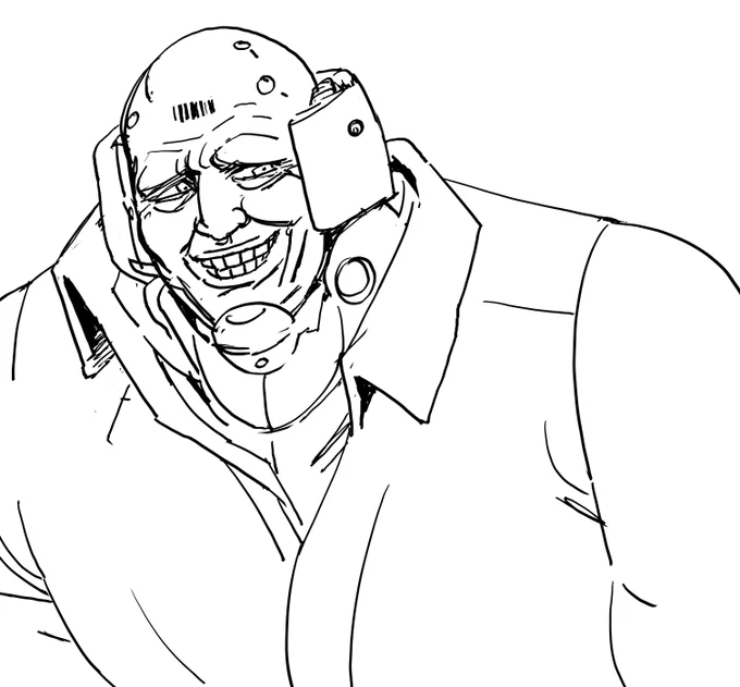 Another warmup drawing: Sundowner.
Also Sundowner unleashing his true power by entering COOMER MODE. 