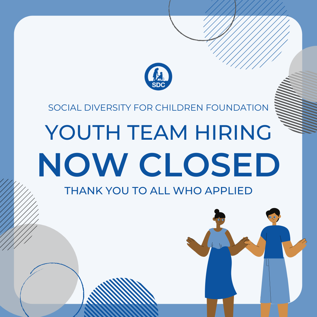 SDC Youth Team applications are now closed. Thank you to everyone who took the time to apply! 💙 If you could not apply this time but are still interested in getting involved with SDC, keep a look out for our next volunteer opportunity! ✨
