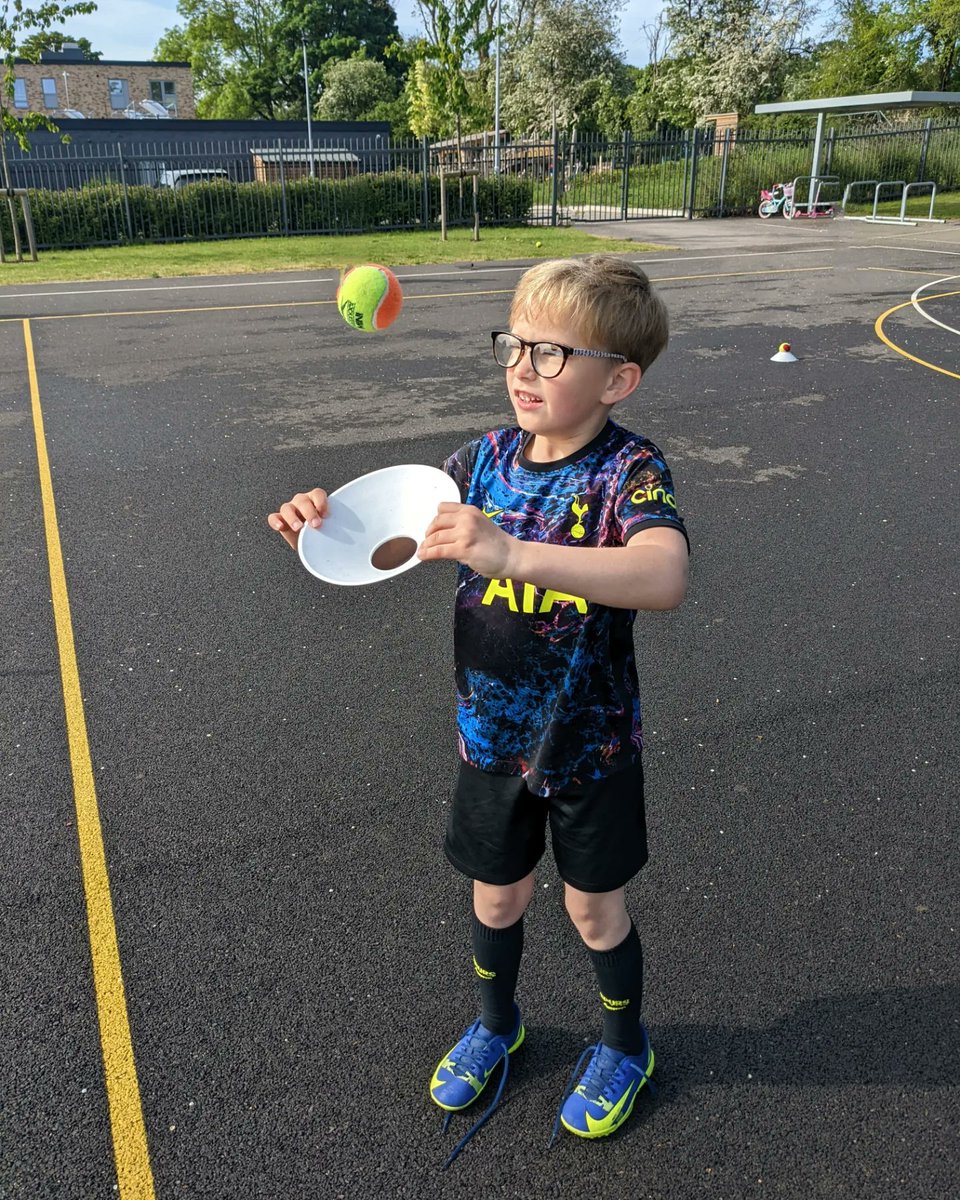 StonehamAcademy's tweet photo. We had a taste of cricket today! 🏏
It was a new skill for most but they got stuck right in! The classes skipped back into school with beaming faces. One child said "I'm going to ask my Mummy if I can join a cricket club." 

Now that's what you call an inspirational morning 🥰💜 https://t.co/ir2dGvKRSr