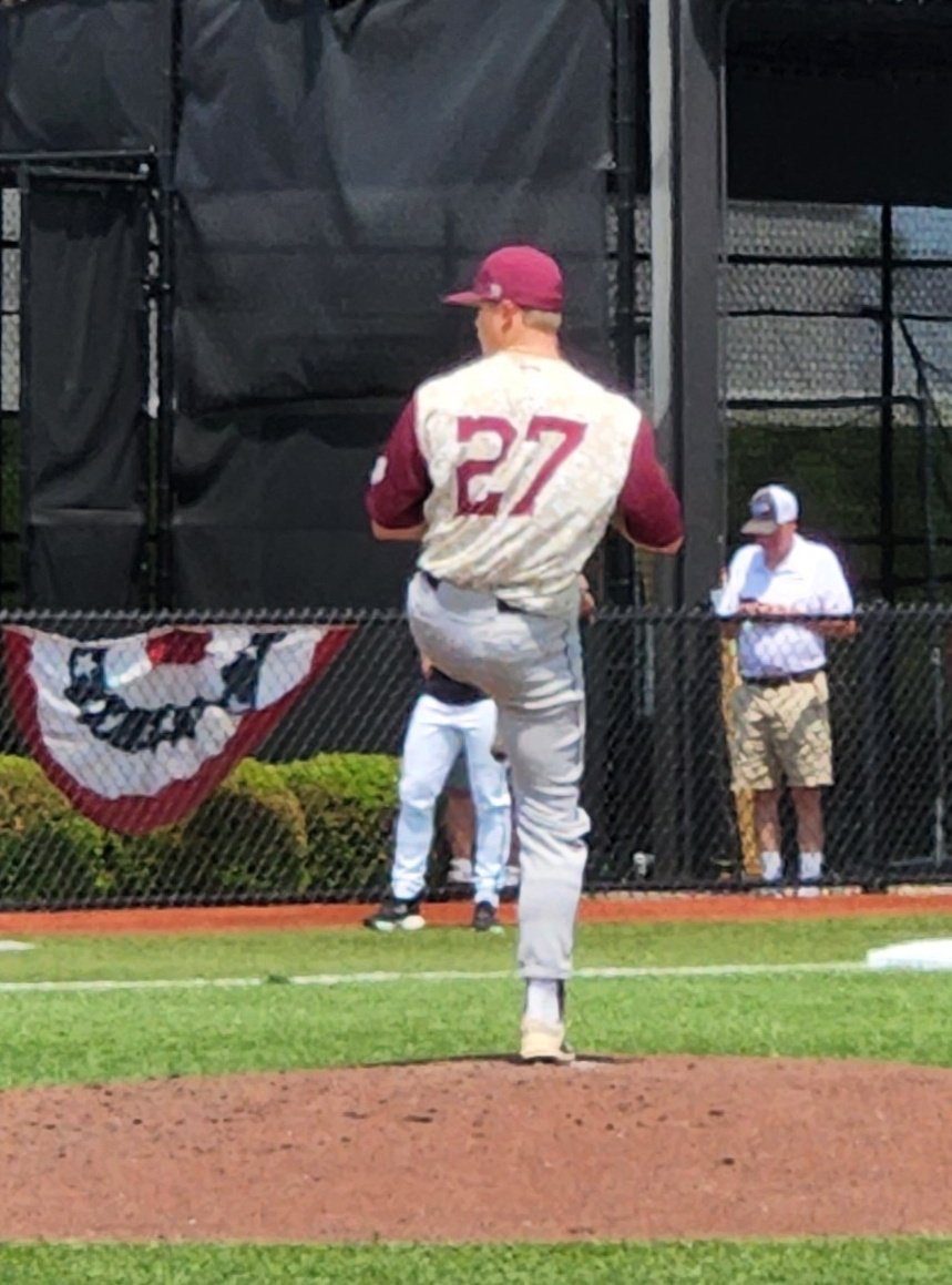 bburick's tweet photo. Tired- Compete - Don't have your best stuff- Compete - Partially torn UCL SR year last chance to start - COMPETE!  This dude @drew_saunier gutted out 5 innings because his team needed him!  Not enough words to describe it! #SurviveandAdvance https://t.co/lIzov8GbOK