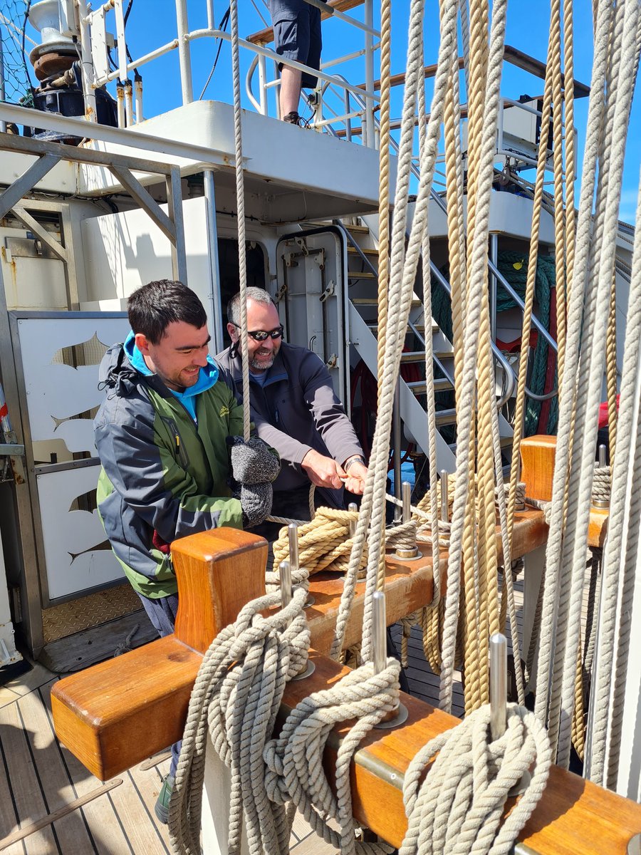 MicheleBoard's tweet photo. @mboard13 @SVTenacious extraordinary trip on Tenacious where everyone is equal, limitations physical and psychological are normalised. This amazing charity must continue to allow scenes like this to continue. https://t.co/n5hEvQJ2xo