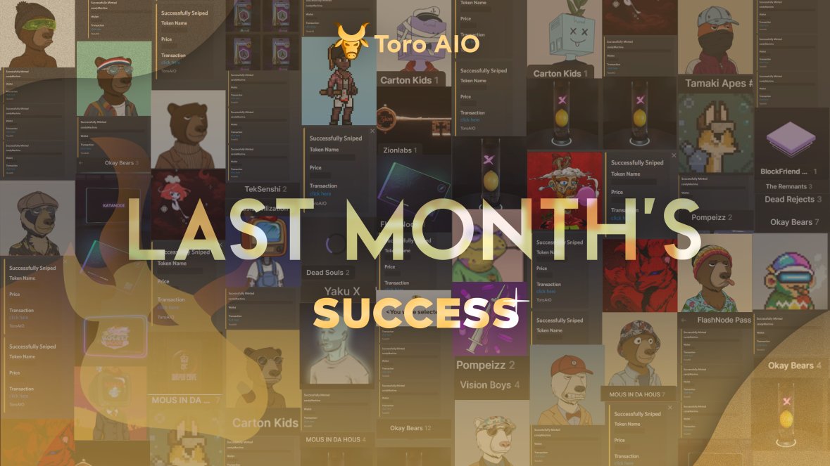 ToroAIO - Minting May 13th tweet media