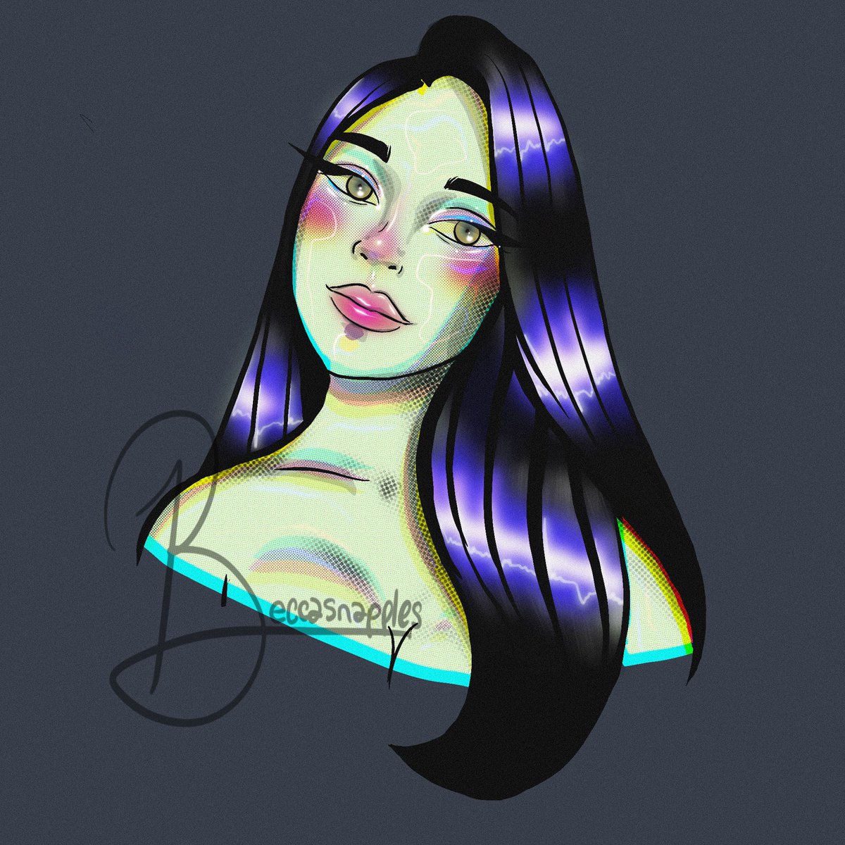 beccasnapples's tweet photo. Glossy girls #nft #digitalart #portrait https://t.co/Hj2tM7Hvo5