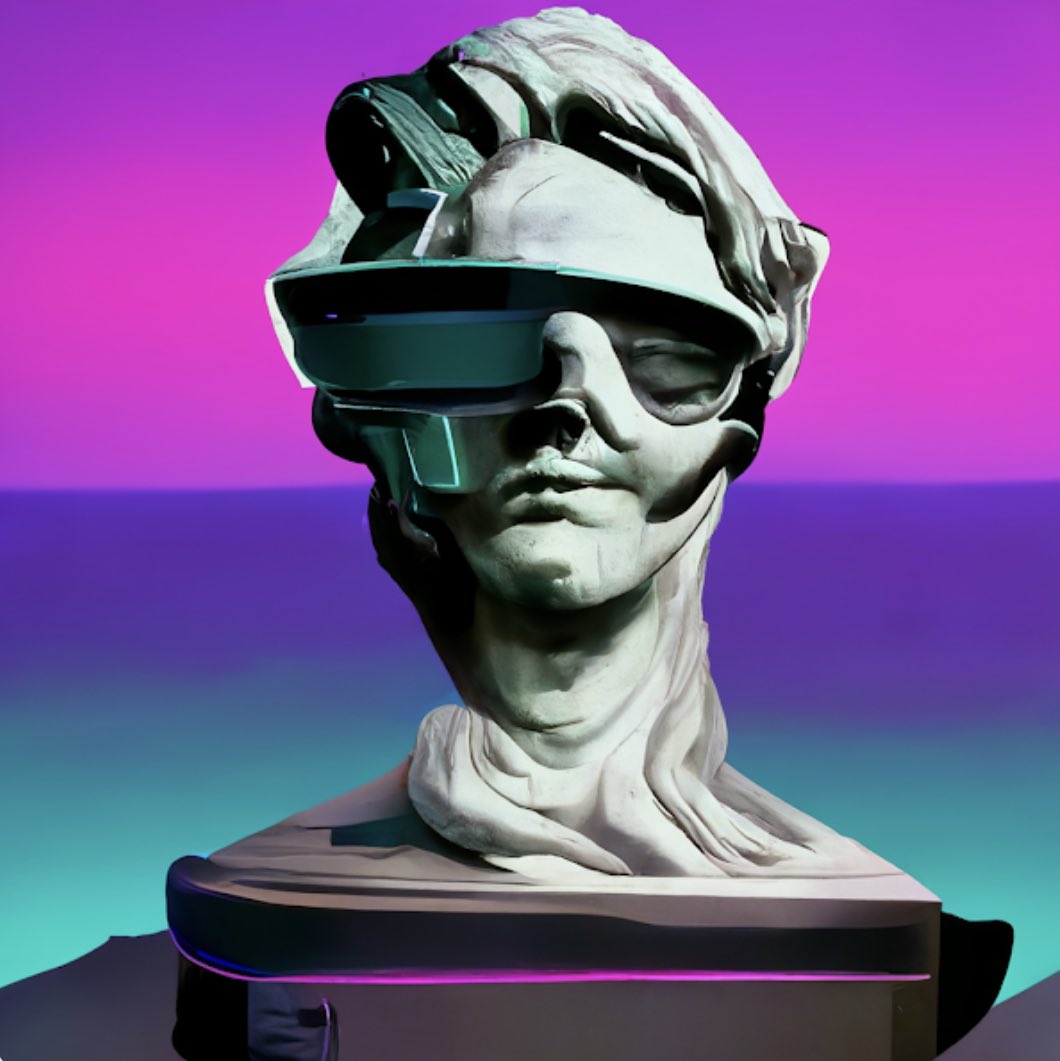Kept telling myself I wouldn’t buy another pfp. Then here comes <a href="/ROBNESSOFFICIAL/">ROBNESS🇺🇸</a> with Desktop Statue Systems Limited. Pretty sure my statue dude is just chilling at the beach with a killer sunset. #NFTCommunity #NFTs