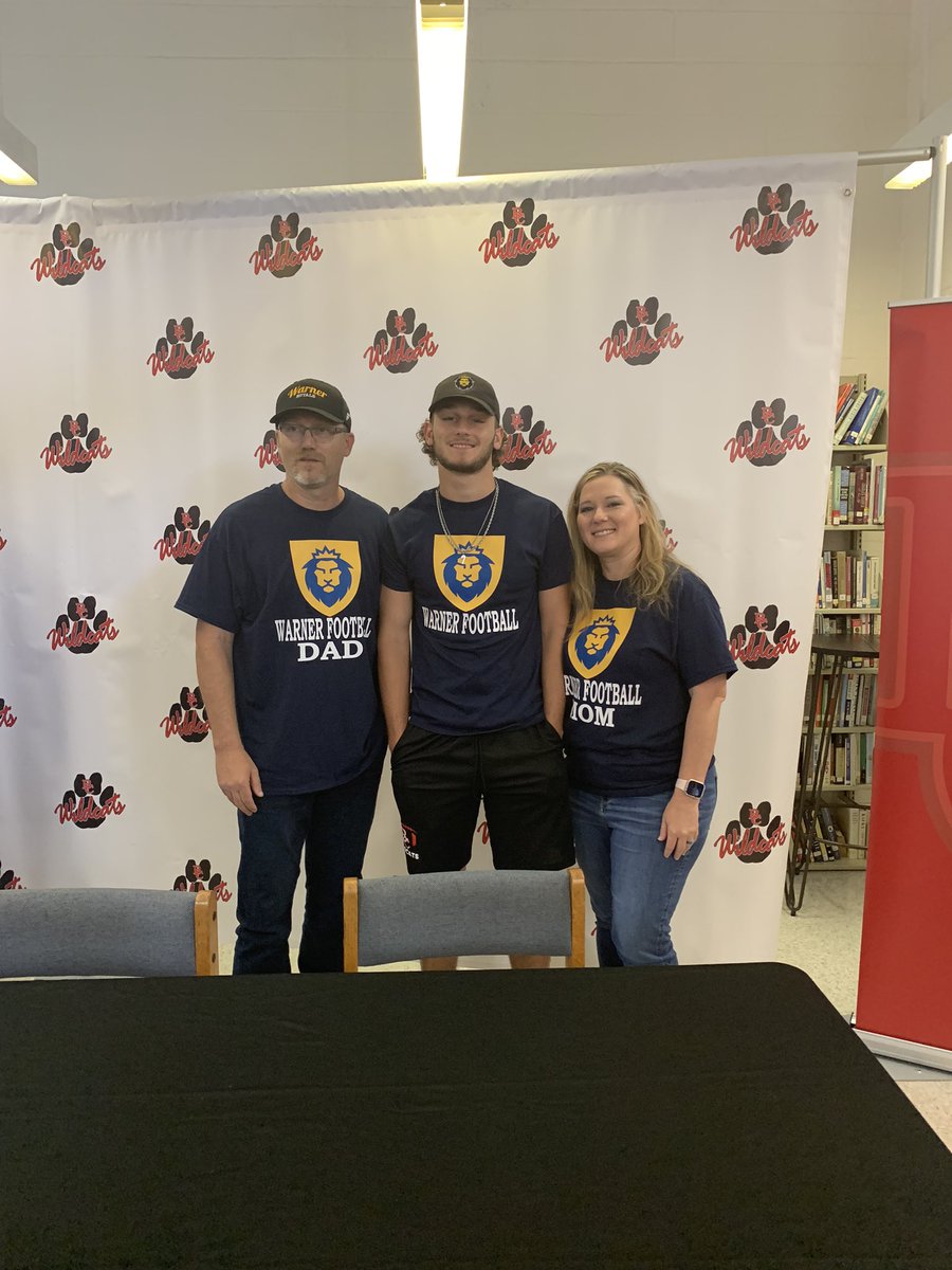 So Proud of my Son <a href="/NoahRay00/">Noah Ray</a> he got to live out his childhood dream and Sign to play QB at the next level for <a href="/WarnerUFootball/">Warner Football</a>. We like to thank Everyone that Helped him. <a href="/DuvalSports/">Duval Sports</a> <a href="/Coach_RWalker/">Ryan Walker</a> <a href="/bhernyscoutguy/">Brian Herny</a> <a href="/Bigcoachmays/">Kevin Mays</a> <a href="/CarlNesmith3/">Carl Nesmith</a> <a href="/GLKD24/">Doug Glick</a> <a href="/coach_pi/">Michael Piasecki</a>