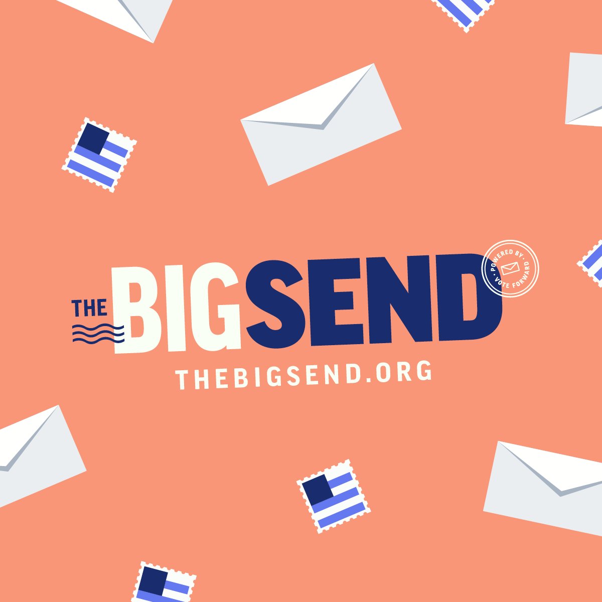 votefwd's tweet photo. 🚨The Big Send is BACK! Our goal is to send 10 million handwritten letters to voters encouraging them to vote in the midterms this fall. Are you with us?

💻 Get started: https://t.co/S2ZbavahUF
💌 RSVP for tonight's virtual kickoff letter writing event: https://t.co/7Hqk2TBG5m https://t.co/Qg3wZoTTgy