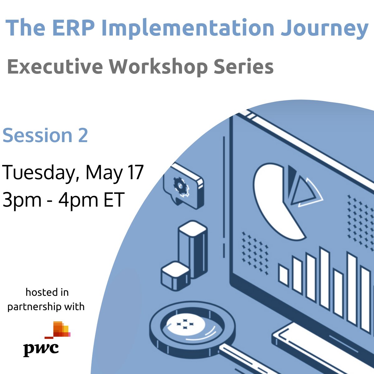 Join peers and experts from <a href="/PwC/">PwC</a> for the next session of our #ERP Implementation Journey workshop series Tues, May 17 at 3pm ET. 

Session 2 focuses on the implementation process; contracting, budgeting, change-management, &amp; optimization.

Register: theconfergroup.com/the-erp-implem…

#CIO