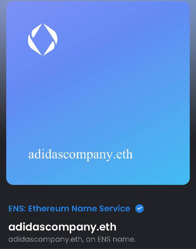 bestnfties's tweet photo. adidascompany.eth       

Sale on 
@opensea

 !!🔥🔥🔥🔥

https://t.co/NrJpsFCjD7

#ens #BAYC #EthereumNameService #OpenSeaNFT #ensnft #NFTcollections  #NFT #NFTshill #openseanfts #NFTs  #baycnft #APECOIN #adidas #adidasnft #adidascompany #ensdomains #ensdomain https://t.co/oAQoEIAqVW