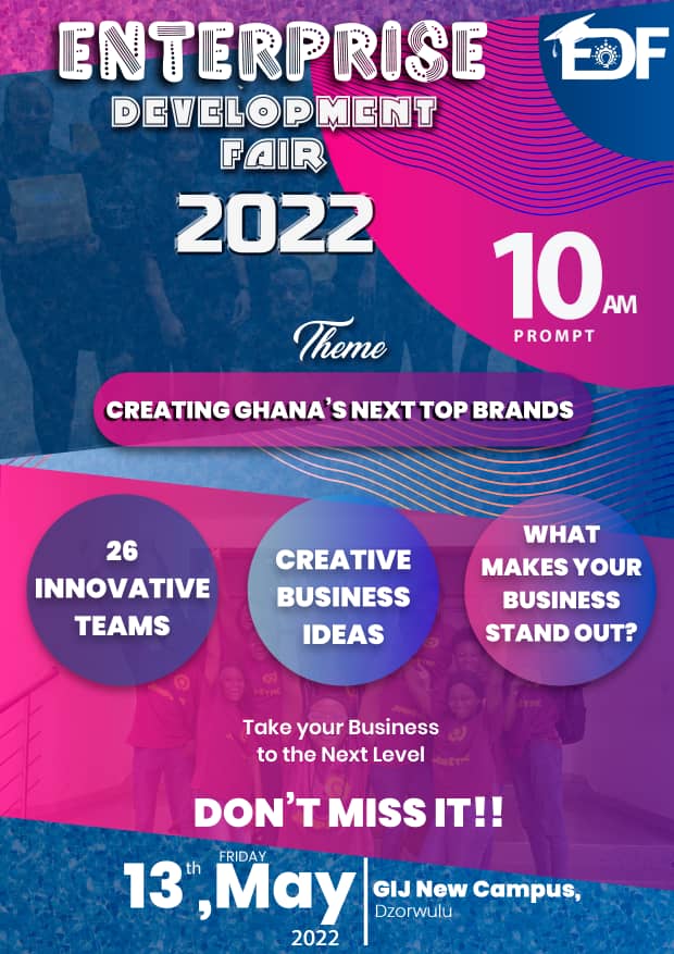 CalebKAddae's tweet photo. You don't wanna miss this!!
10am prompt at GIJ Dzorwulu Campus
#EDF2022
#EDFGIJ
#EDFMAIDENEDITION
#EDF
#EDFCMFOODS
#INSTANTTOMBROWN https://t.co/Cq7uTF8jC8