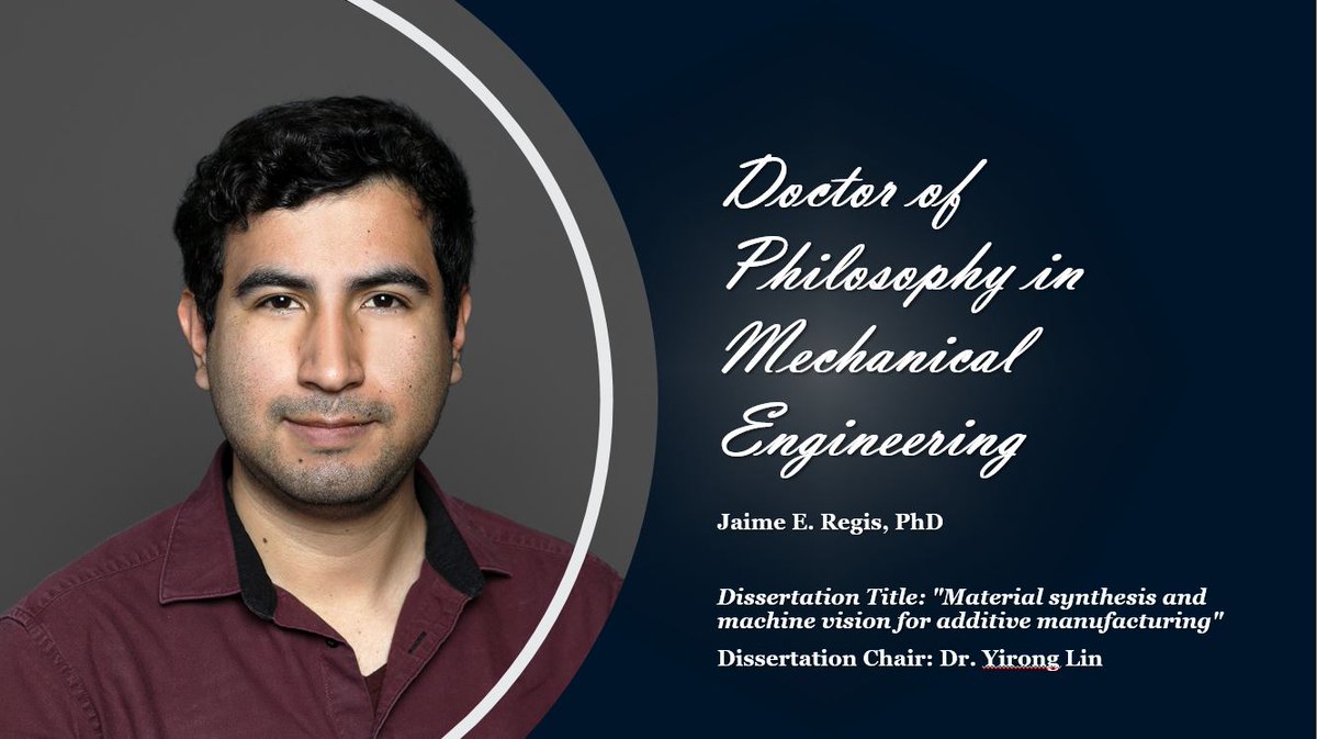 UTEPMechanical's tweet image. Our department would like to congratulate these doctoral students on their upcoming graduation. They have successfully completed the requirements to earn a Doctor of Philosophy in Mechanical Engineering. 🎓

#PicksUp to these #utepgrads 
🤙⛏
#MajoringMechanical