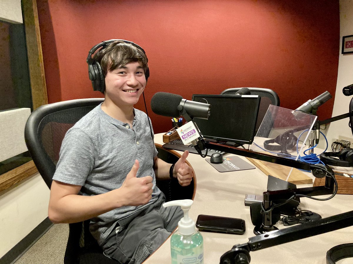 DemocracyAndMe's tweet image. Recording some of this year’s Student Voices Competition honorees today at @917wvxu studios—you’ll be hearing these powerful essays, poems and more on a future episode of Democracy &amp;amp; Z.