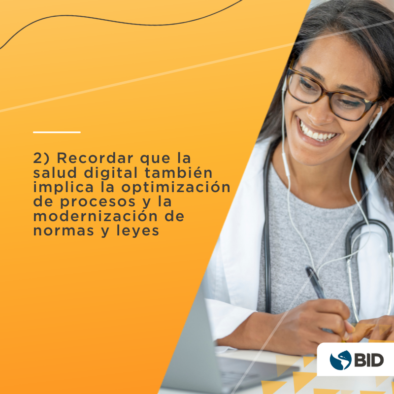 el_BID's tweet photo. Venimos apoyando a los países de la región en la #TransformaciónDigital de sus sistemas de #Salud. En este camino aprendimos varias lecciones fundamentales, te las compartimos en este blog: