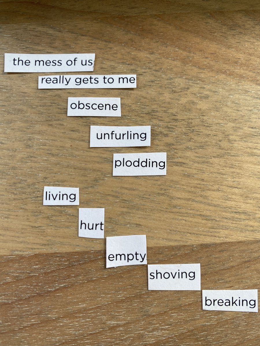 steph_percival's tweet photo. Two takes on April's @firefly_writing prompt to write a tiny poem using 15 words from @adalimon's poem "Instructions On Not Giving Up". 
 
Do you prefer the gritty or the pretty? https://t.co/IZUVzcv3g8