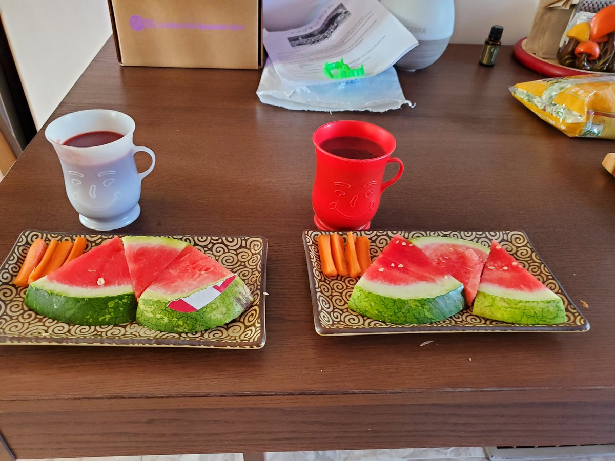 After creating healthy food menu’s at school, a parent sent me this photo. The student requested to make dinner for the family and opened up her restaurant at home. This was the dinner special.   <a href="/ctkcatholic/">Christ The King</a>