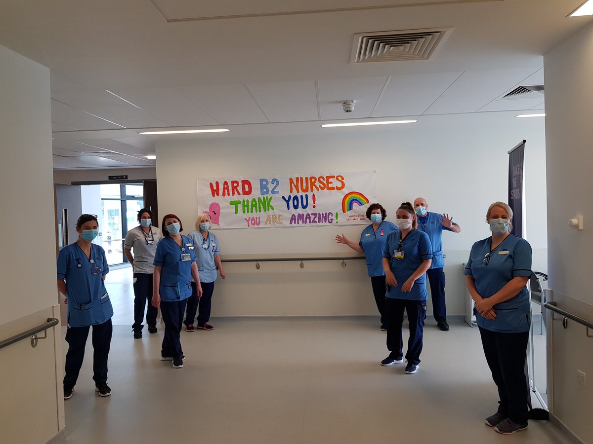 rossicarroll's tweet photo. The nurses on Ward B2 DGRI and the Respirarory Specialist Nurses never cease to amaze me. What a wonderful, kind, hard working, resilent and lovely team of nurses we have. Thank you once again.  You are still amazing!! 
#InternationalNursesDay @DGNHS @DG_IRT https://t.co/ACVh3IkaGj