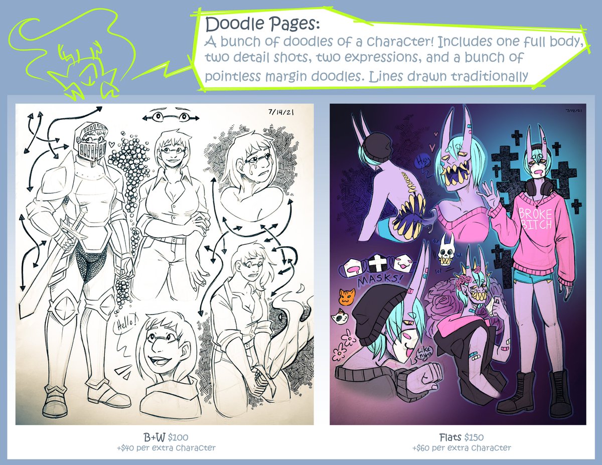 elforgotten's tweet photo. Oh hey look, I updated my commission page! 🤍✨Maybe check that out. https://t.co/f7Ama9LrzI