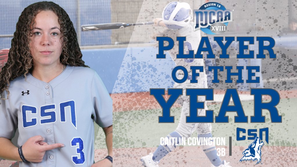 CSN_Softball (@csn_softball) on Twitter photo The Coyote Family is proud to congratulate Caitlin Covington (<a href="/Caitlin_3/">Caitlin Harris</a> ) on being named the 2022 Region 18 Softball Player of the Year. Cov hit .561 with 18 HR’s and 70 RBI in one of the best offensive season’s in Lady Coyote Softball history.
🐺🥎🏆 #Raking The Coyote Family is proud to congratulate Caitlin Covington (<a href="/Caitlin_3/">Caitlin Harris</a> ) on being named the 2022 Region 18 Softball Player of the Year. Cov hit .561 with 18 HR’s and 70 RBI in one of the best offensive season’s in Lady Coyote Softball history.
🐺🥎🏆 #Raking