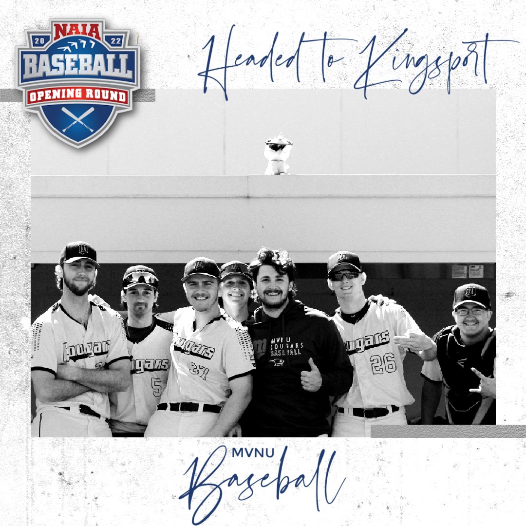 WNZR_Sports's tweet photo. @MVNUBaseball is heading to Kingsport for the NAIA National Opening Round! Let's go Cougars! https://t.co/saDaIByZVh
