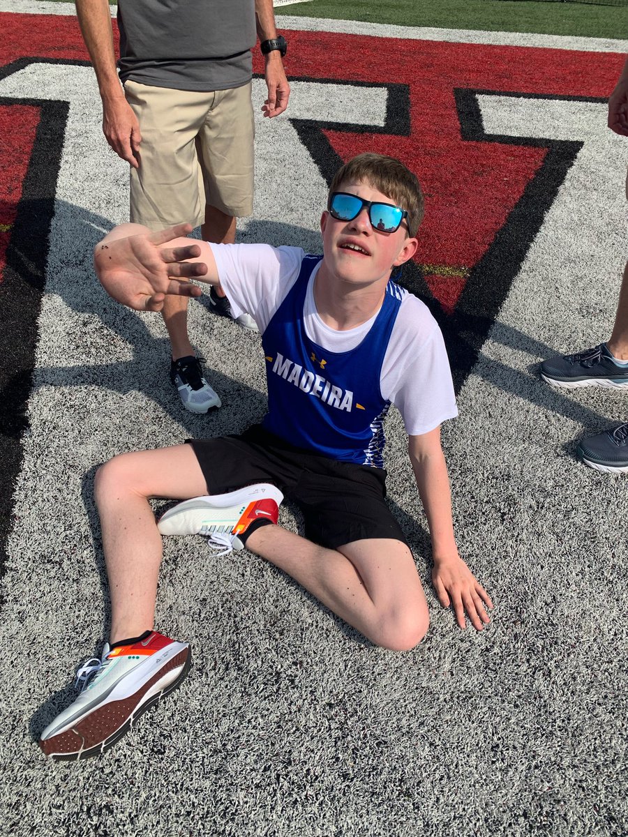 KenjiMatsudo's tweet photo. Sammy gettin ‘r done at today’s Unified Track Meet.  Go Madeira! #HardWorkWins https://t.co/5783sHCiNN