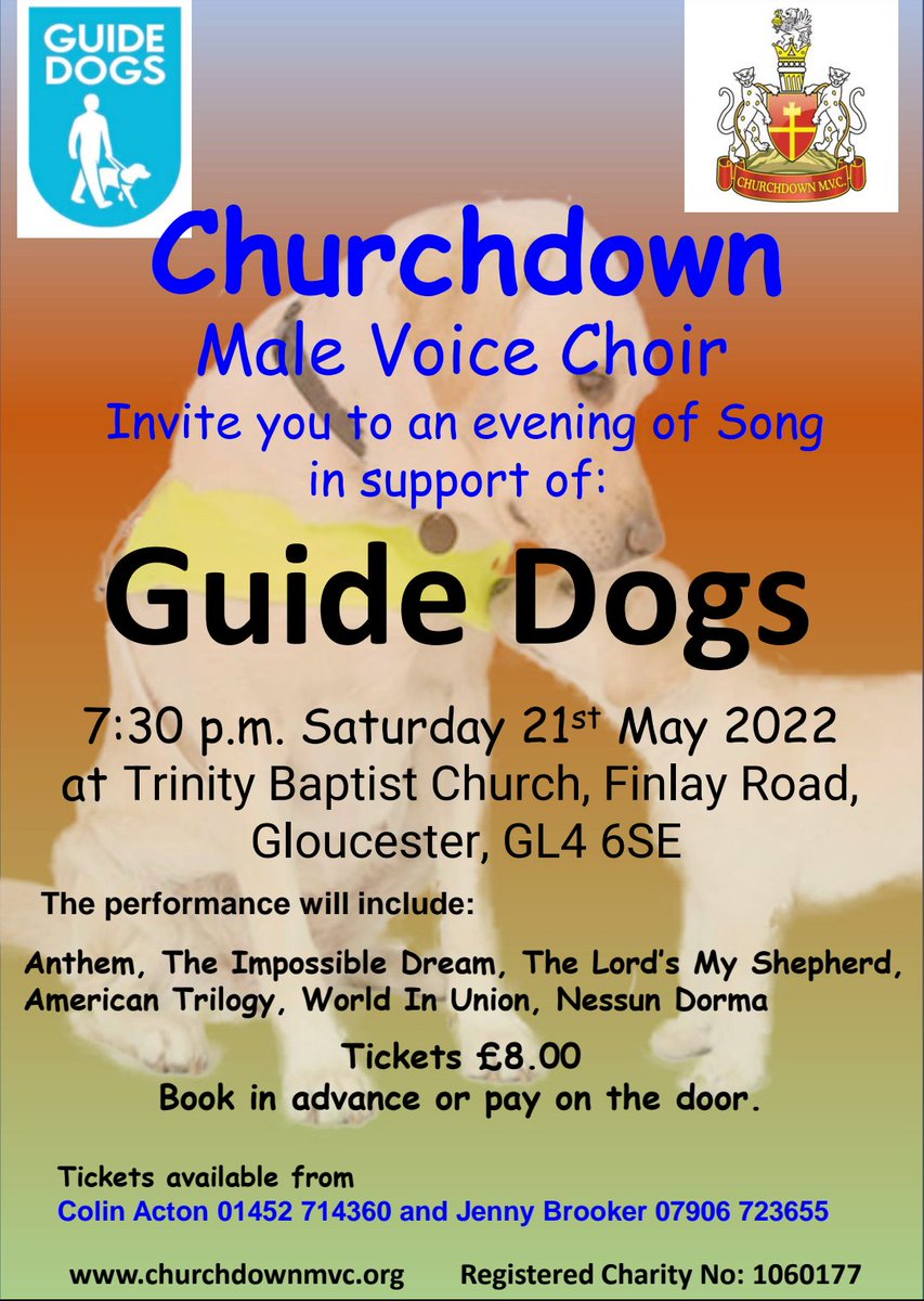 Our next concert, please come if you can.