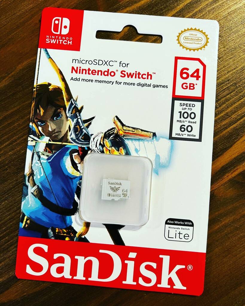 nerd_master's tweet image. Visto che la Ebby mi ha rubato quella da 128 di Mario kart, mi accontento di questa per spostare qualche gioco su sd.
#nintendo #sd #sandisk #memory #thelegendofzelda #thelegendofzeldabreathofthewild #zelda #link #64gb #switch #videogame #videogames #twitch #twitchitalia #tw…