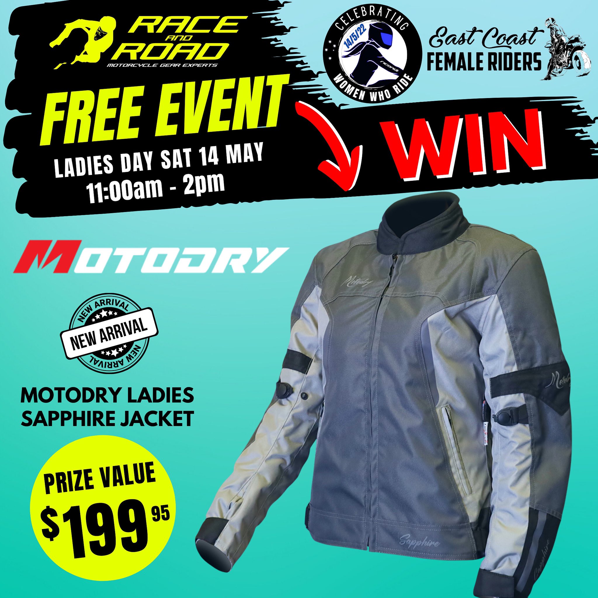 Raceandroadgear Introducing The Motodry Ladies Sapphire Textile Jacket 100 Breathable Amp 100 Waterproof Membrane It Has A Zip Out Thermal Liner Making It A Great Jacket For All Seasons Throughout