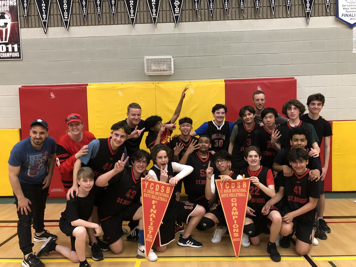 St Brigid invitational boys Volleyball Tournament. Congrats to all who participated and demonstrated their sportsmanship. Skills are taught, but positive attitudes are required. <a href="/DomenicScuglia/">Domenic Scuglia -</a> <a href="/laurasawicky/">Laura Sawicky</a> <a href="/ElizabethCrowe_/">Elizabeth Crowe</a>