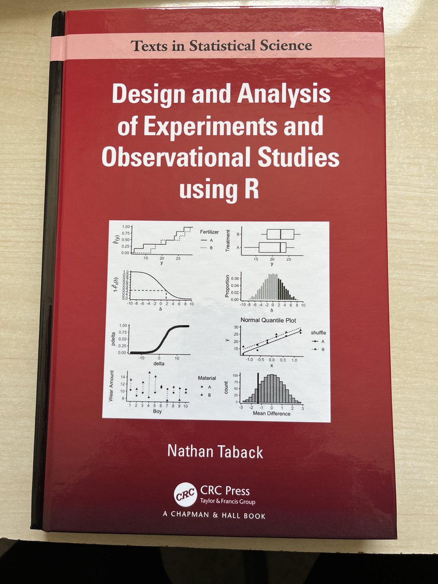 Just received a review copy of a nice new title! #tidyverse code throughout. A must-have for #datascientists ⁦<a href="/CRCPress/">CRC Press</a>⁩ #rstats