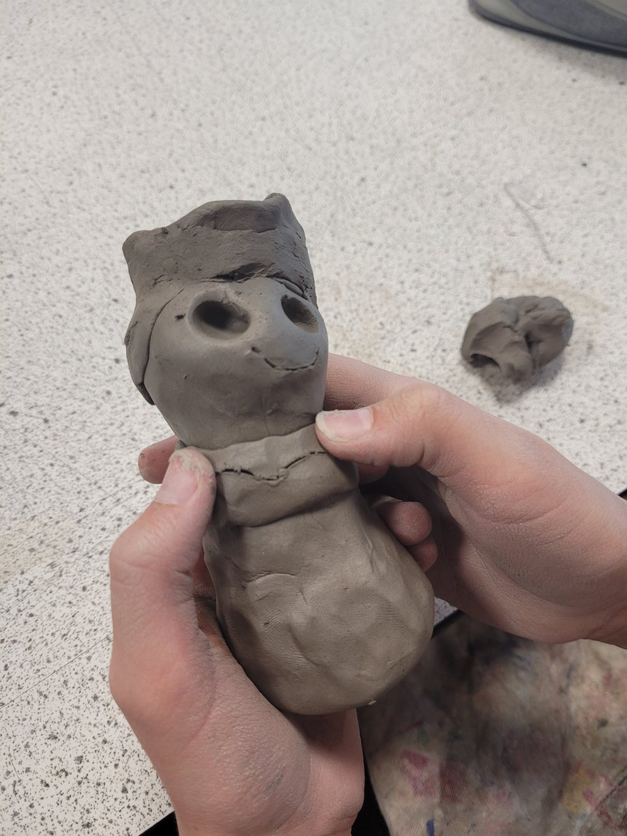 All of year 7 <a href="/rvhs_school/">Ryburn Valley High</a> have made a clay queen inspired by Antony Gormleys Field of the British Isles. They will make their way to "Flowers of Hope" at Christ Church to celebrate the Jubilee .