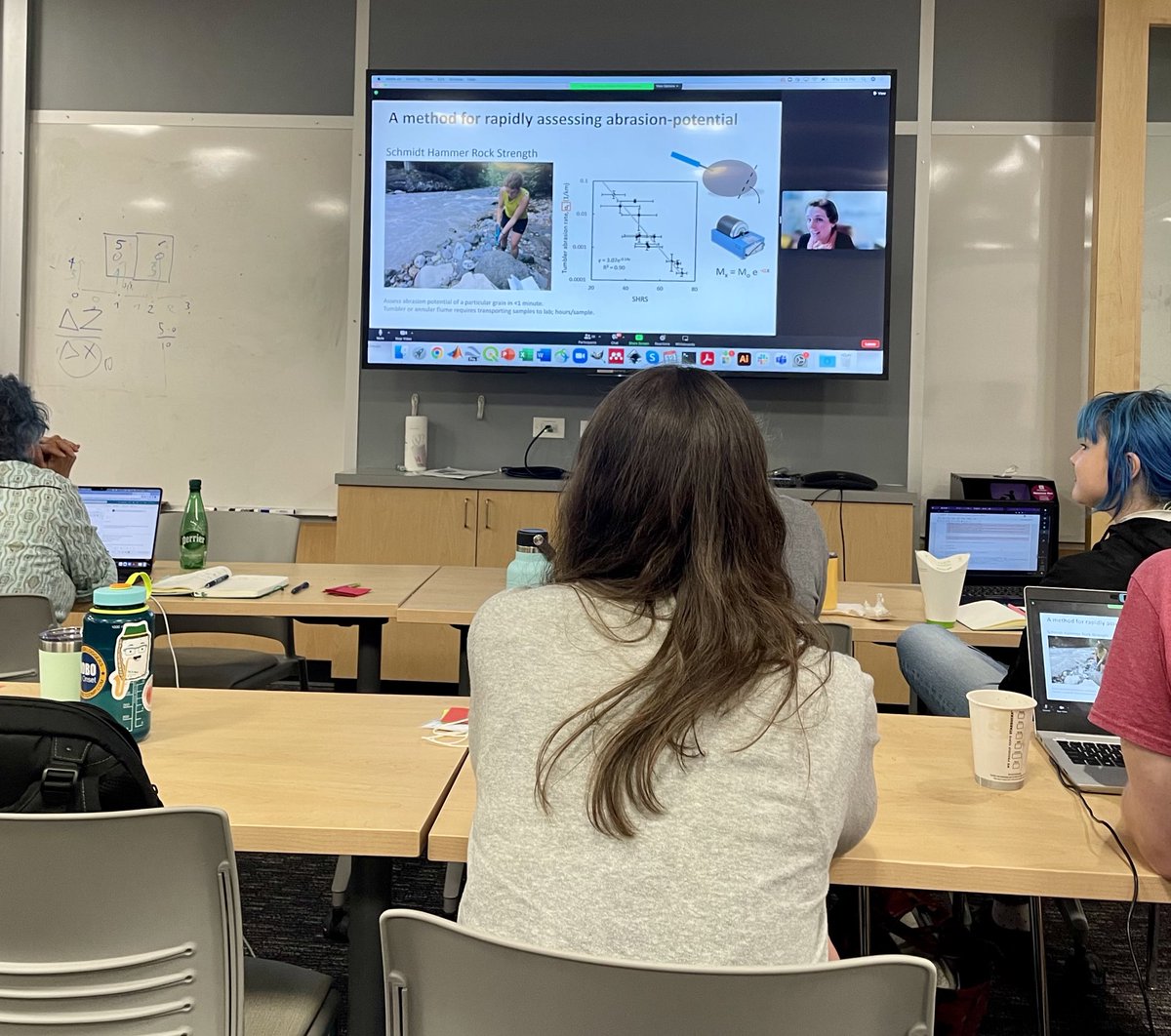 LittoralLiz's tweet photo. compelling @CSDMS presentation today by @ampfeiff demonstrating the power of incorporating direct #field observations into numerical #modeling! 

🏔+ ⚒️+ 💻 = 🤩🤩🤩 https://t.co/apoZbHYrch