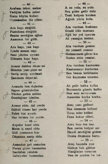 daciraki's tweet photo. 1933 yılında Balıkesir'de derlenmiş manilerden birkaç örnek.
#Maniler
#BalıkesirManileri https://t.co/R9JQg9uVCu