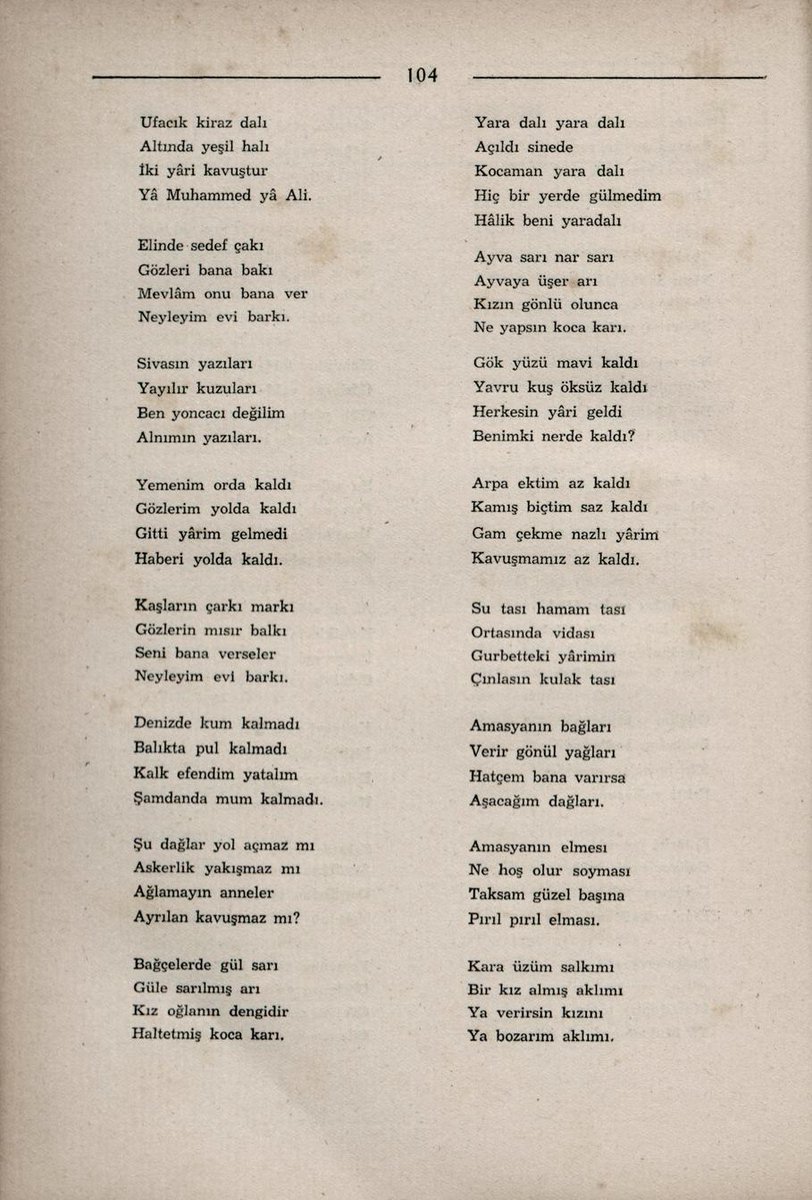 daciraki's tweet photo. 1941 yılında İstanbul'da derlenmiş manilerden bir demet!
#Maniler
#İstanbulManileri https://t.co/ohOpqrVbB0